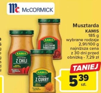 Carrefour Market MCCORMICK Musztarda KAMIS 185g oferta