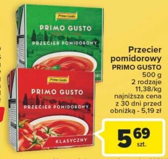 Carrefour Market Przecier pomidorowy PRIMO GUSTO 500g oferta