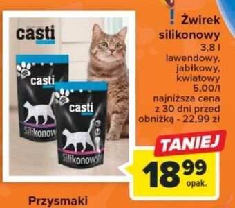 Carrefour Market casti żwirek silikonowy 3,8l oferta
