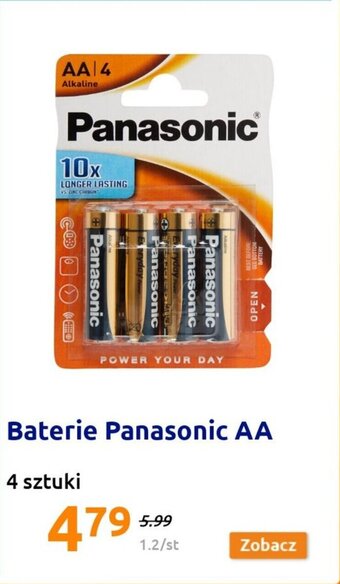 Action Panasonic Baterie AA 4 sztuki oferta