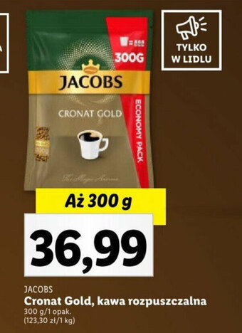 Lidl JACOBS Cronat Gold, kawa rozpuszczalna 300 g oferta