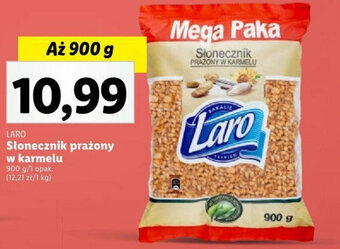Lidl LARO Słonecznik prażony w karmelu 900 g oferta