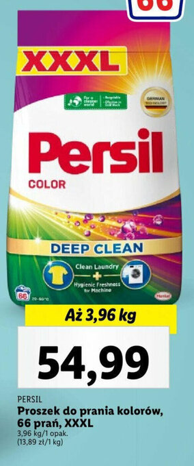 Lidl PERSIL Proszek do prania kolorów, 66 prań XXXL oferta