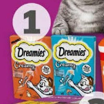 Lidl Przekąski dla kota Dreamies Creamy 4x10g oferta