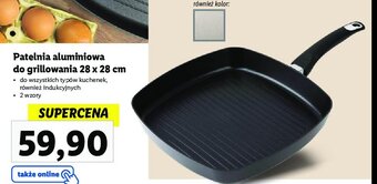 Lidl Patelnia grillowa 28 x 28 cm oferta