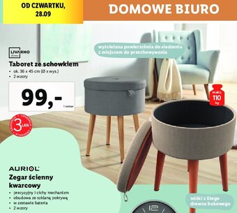 Lidl Taboret ze schowkiem 36 x 45 cm oferta