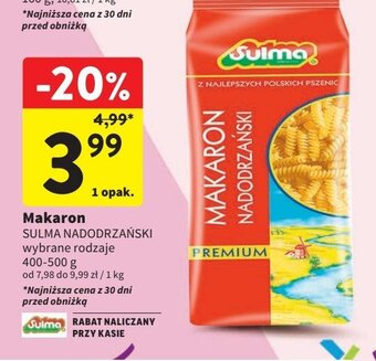 Intermarche Makaron nadodrzański świderek mały oferta
