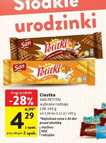 Intermarche Ciastka z czekoladą oferta