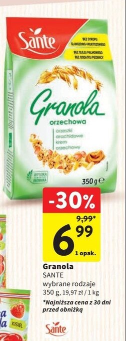 Intermarche Granola orzechowa oferta
