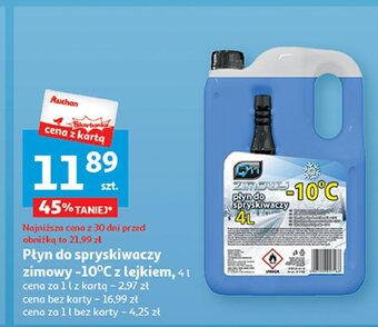 Auchan Płyn do spryskiwaczy do -10 stopni oferta
