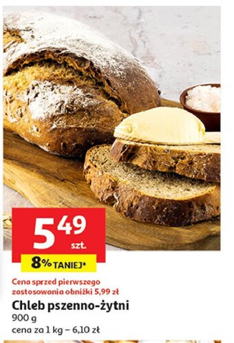 Auchan Chleb pszenno - żytni oferta
