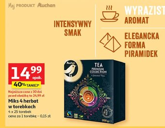 Auchan Mieszanka 4 herbat oferta