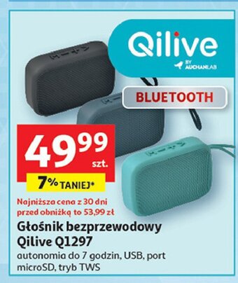 Auchan Głośnik bezprzewodowy q1297 oferta