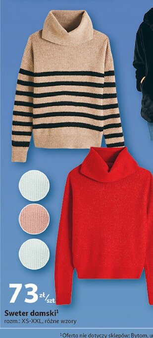 Auchan Sweter damski rozm. xs-xxl oferta