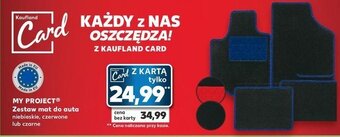 Kaufland Dywaniki samochodowe z czerwonym obszyciem oferta