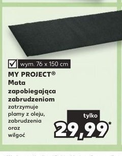 Kaufland Mata zapobiegająca zabrudzeniom 76 x 150 cm oferta