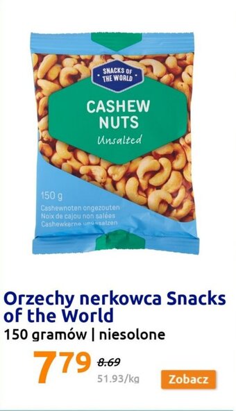 Orzechy nerkowca Snacks of the World 150 g