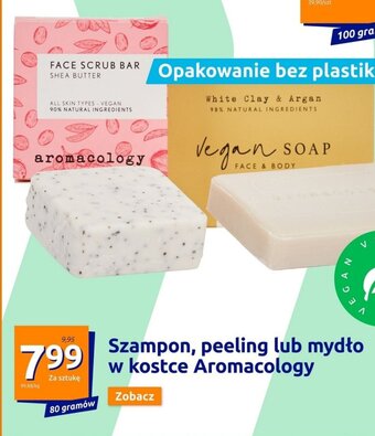 Action Szampon, peeling lub mydło w kostce Aromacology oferta