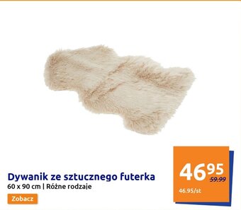 Action Dywanik ze sztucznego futerka oferta