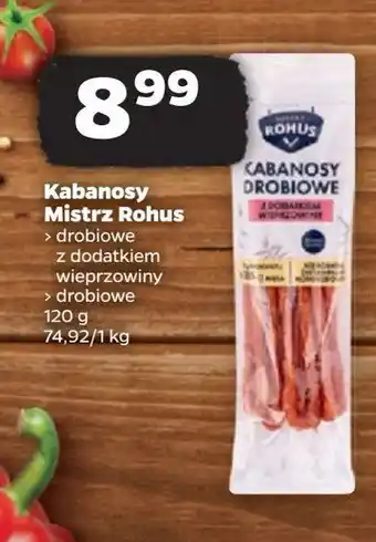 Netto Kabanosy drobiowo-wieprzowe oferta