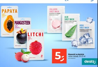 Dealz Maska w płachcie aqua sheet oferta