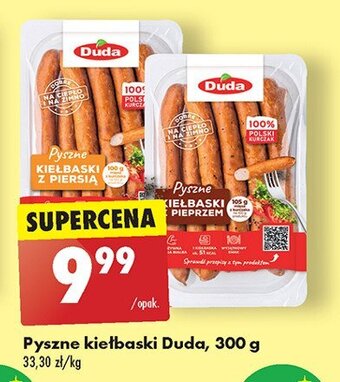 Biedronka Pyszne kiełbaski z pieprzem oferta