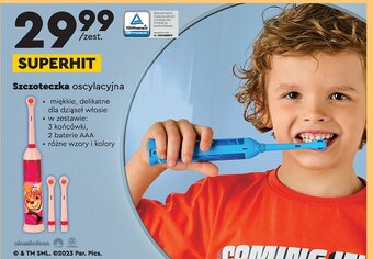 Biedronka Szczoteczka oscylacyjna psi patrol oferta