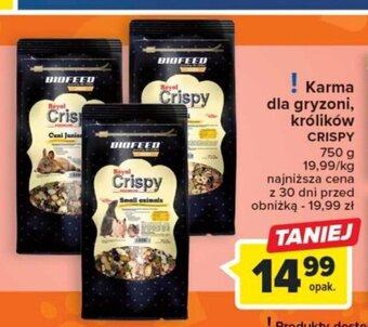 Carrefour Market Karma dla gryzoni królików CRISPY 750g oferta