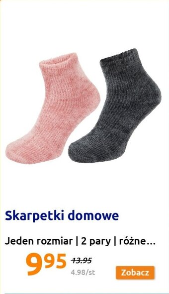 Action Skarpetki domowe 2 pary oferta