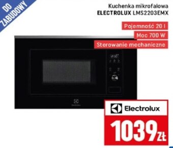 Neopunkt Kuchenka mikrofalowa electrolux oferta
