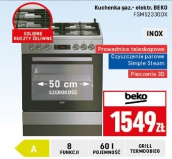 Neopunkt Kuchenka gazowo-elektryczna beko oferta