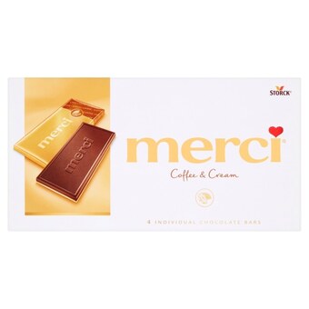 Intermarche Merci czekolada śmietankowa o smaku kawowym i biała czekolada 100 g oferta