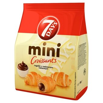 Żabka 7 days mini croissant z nadzieniem kakaowym 185 g oferta