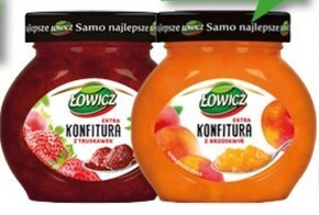 Społem Łowicz konfitura extra z brzoskwiń o obniżonej zawartości cukrów 240 g oferta