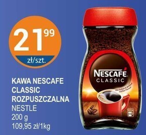 Rabat Nescafé classic kawa rozpuszczalna 200 g oferta