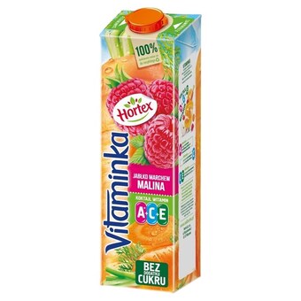 Społem Szczecin Hortex vitaminka sok jabłko marchew malina 1 l oferta
