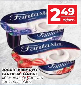 Top Market DANONE JOGURT KREMOWY FANTASIA 118g oferta