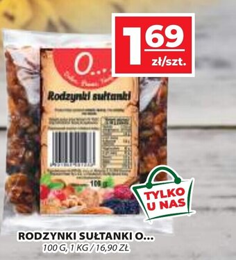 Top Market O... RODZYNKI SUŁTANKI 100 G oferta