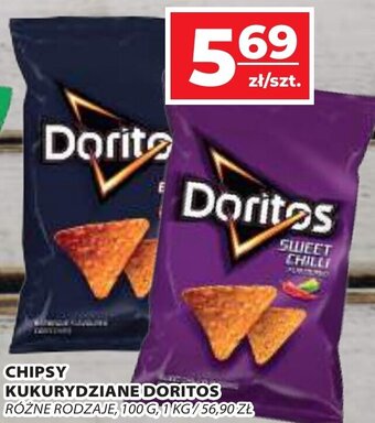 Top Market DORITOS CHIPSY KUKURYDZIANE 100g oferta
