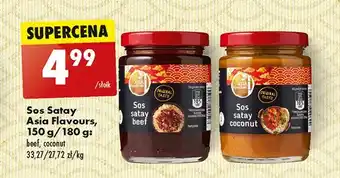 Biedronka Sos satay beef oferta