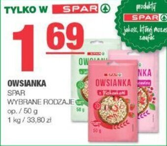EuroSPAR OWSIANKA SPAR 50g oferta