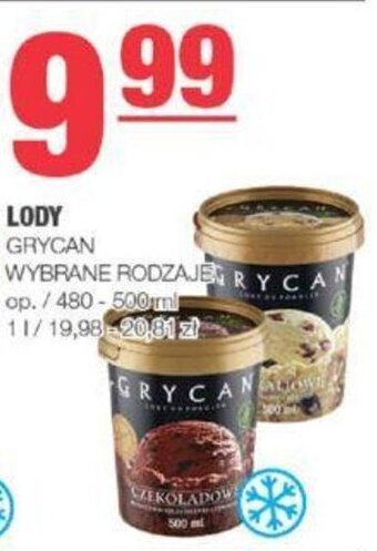 EuroSPAR GRYCAN LODY 480-500ml oferta