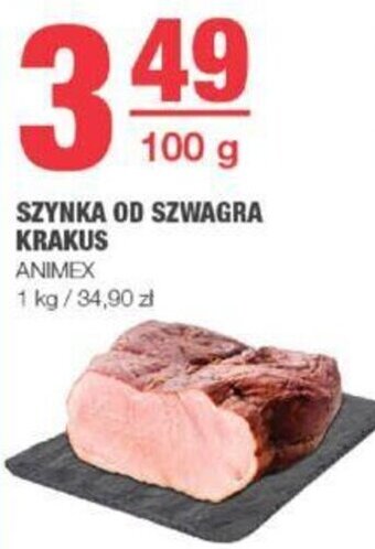 EuroSPAR KRAKUS SZYNKA OD SZWAGRA 100g oferta