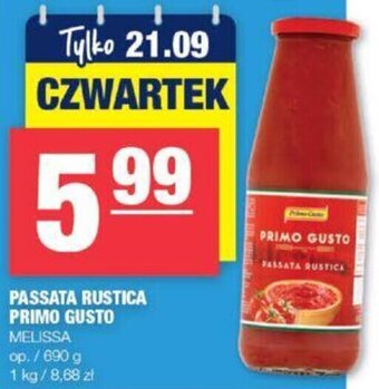EuroSPAR PASSATA RUSTICA PRIMO GUSTO MELISSA 690 g oferta