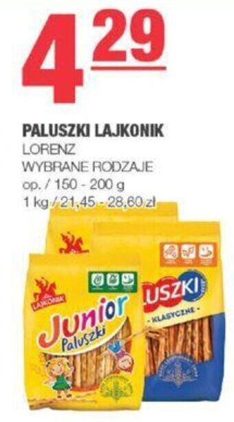 EuroSPAR PALUSZKI LAJKONIK LORENZ 150-200g oferta