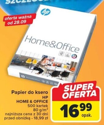 Carrefour Market Papier do ksero HP HOME & OFFICE 500 kartek oferta