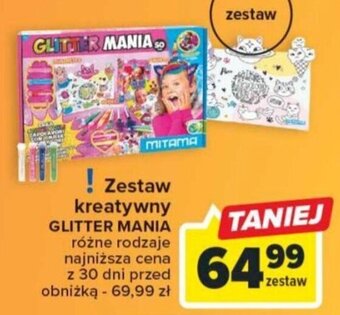 Carrefour Market Zestaw kreatywny GLITTER MANIA oferta