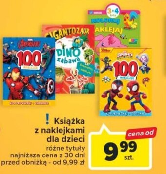 Carrefour Market Książka z naklejkami dla dzieci oferta