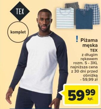 Carrefour Market Piżama męska TEX oferta