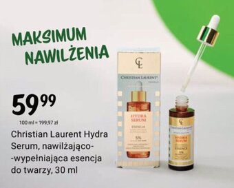 Rossmann Christian Laurent Hydra Serum, nawilżająco-wypełniająca esencja do twarzy, 30 ml oferta
